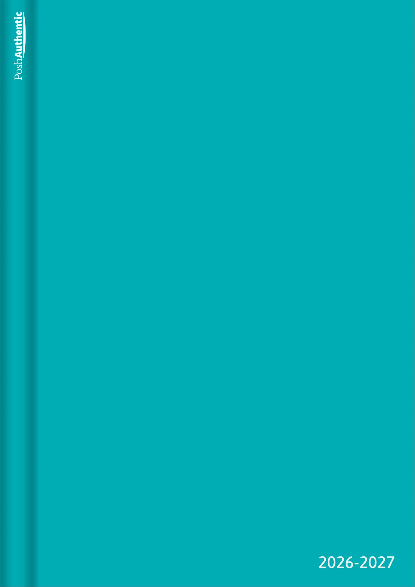 One of the planner covers: a plain cover in one of the theme’s colorways, with the edition set quietly across it, shown in the A4 Portrait cut.