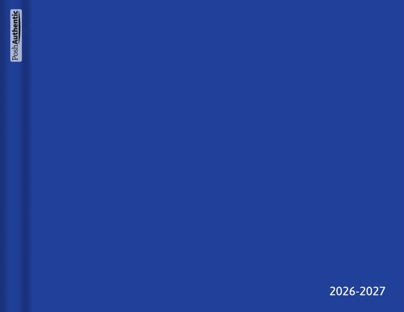 One of the planner covers: a plain cover in one of the theme’s colorways, with the edition set quietly across it, shown in the Letter Landscape cut.