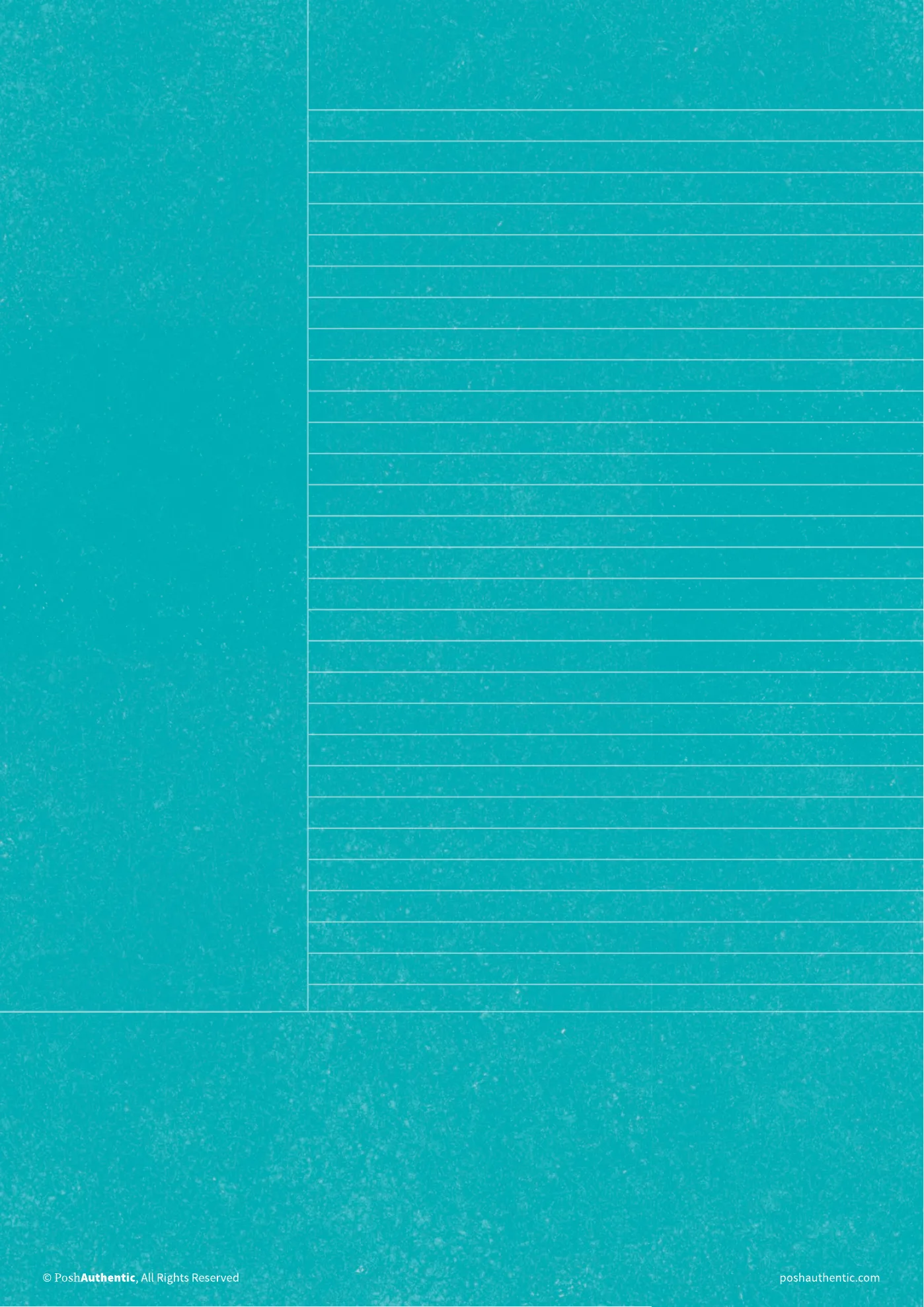 One of the deluxe note templates: the same Cornell-style ruled sheet in the theme’s lightest color, over a printed paper texture, shown in the A4 cut.