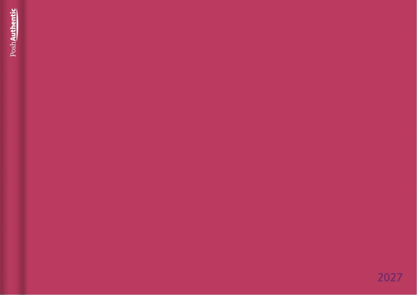 The Minimal planner cover in magenta.