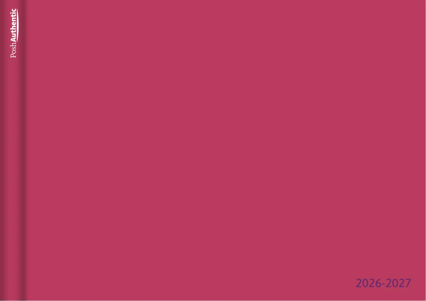 The Minimal planner cover in magenta.