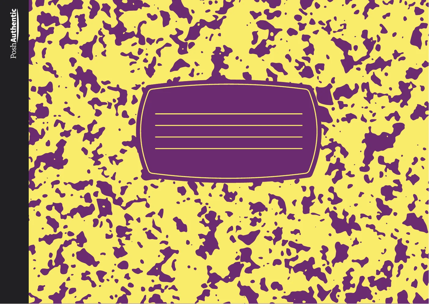 The Composition planner cover in violet.
