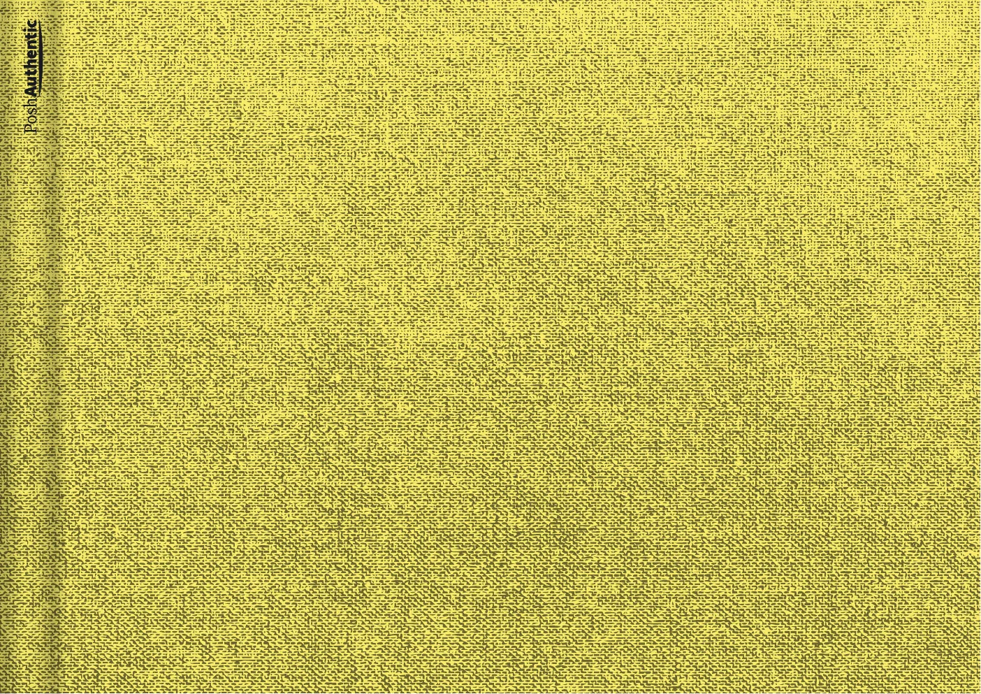 The deluxe cloth planner cover in yellow.