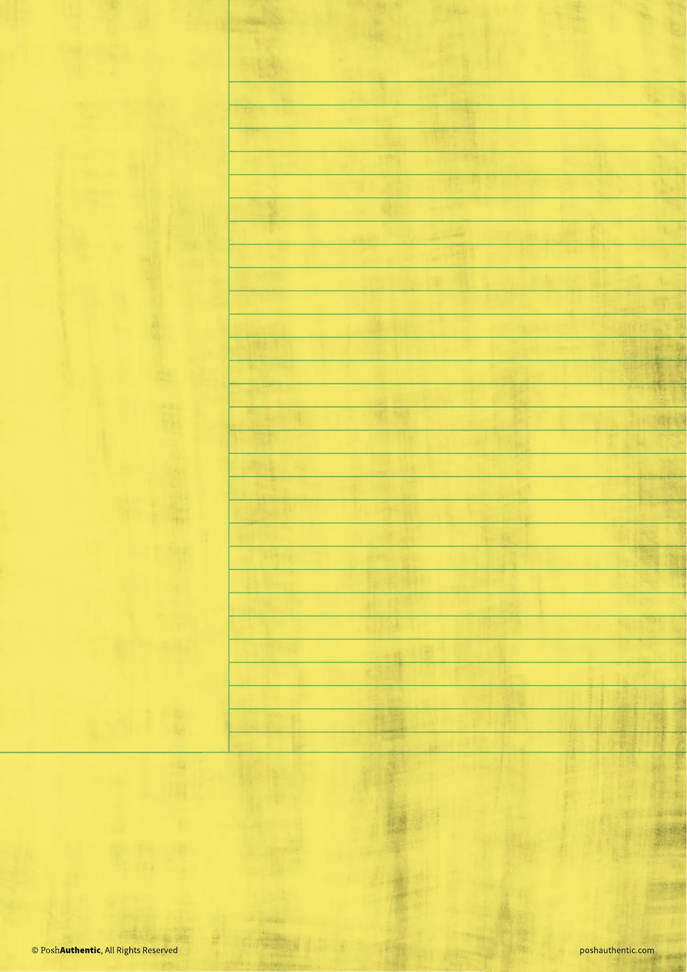 A Cornell note template on the wiped away paper texture.