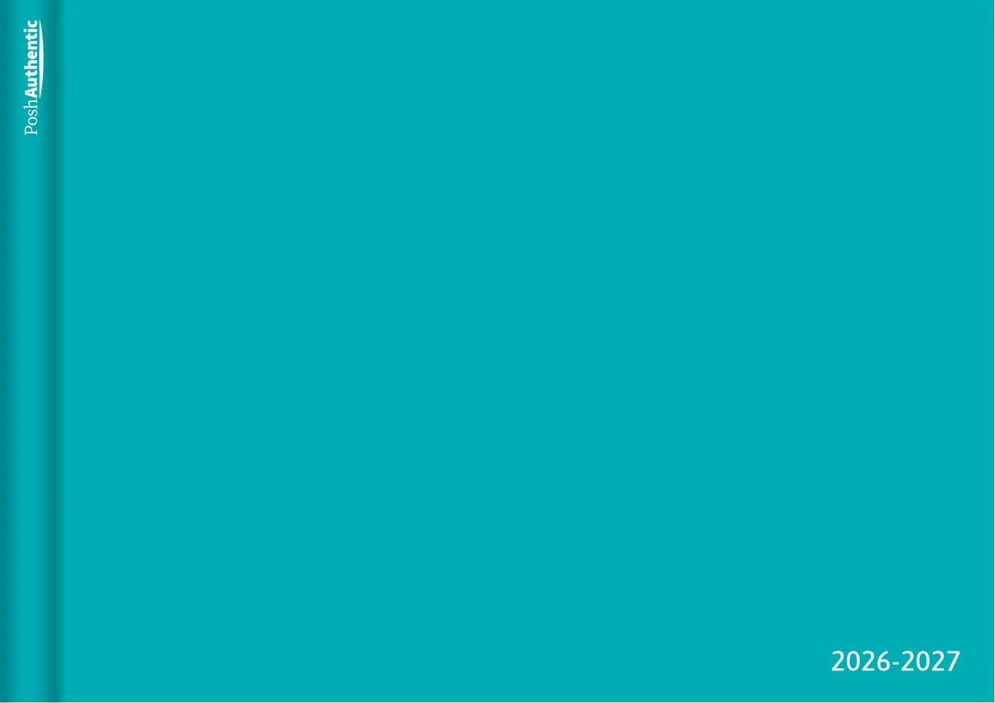 The Minimal planner cover in teal.