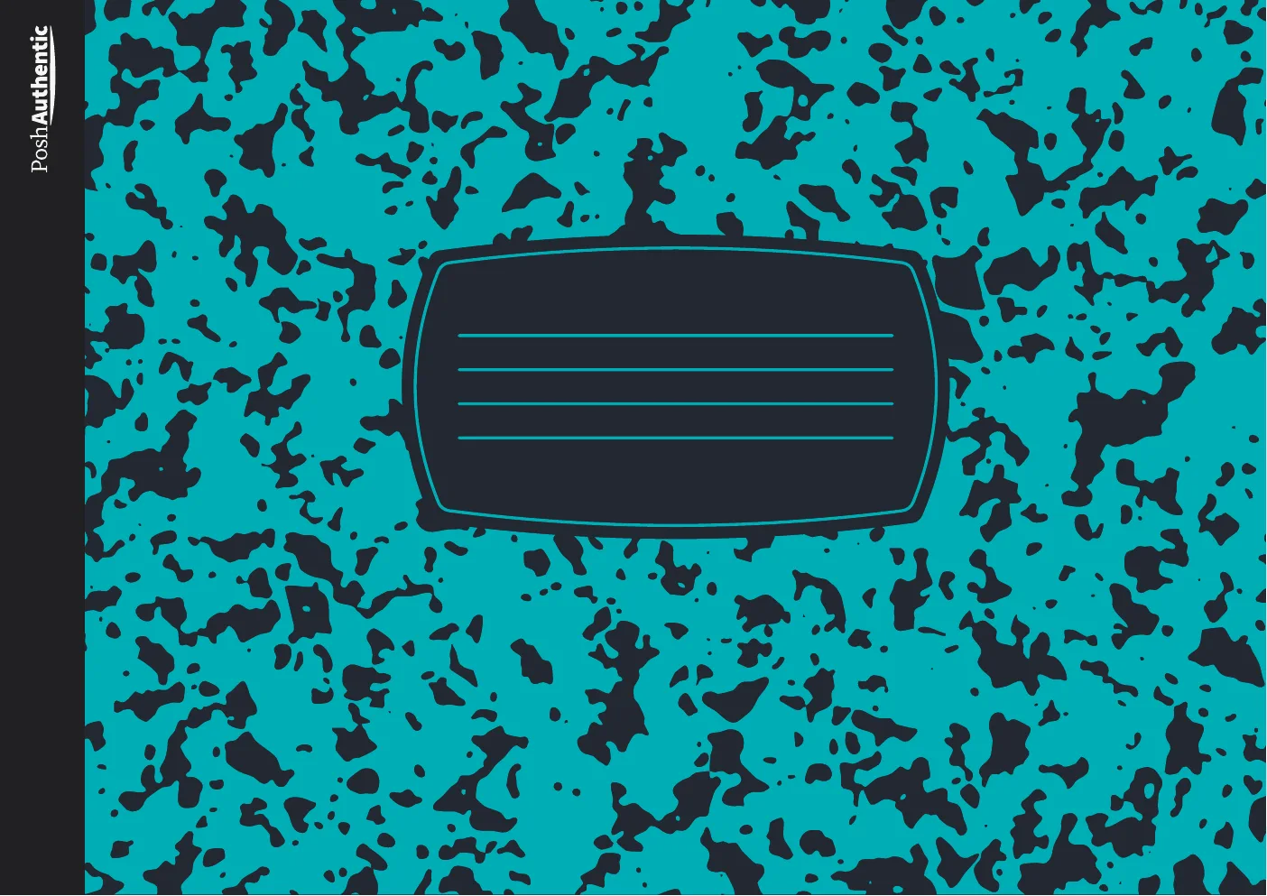 The Composition planner cover in midnight.