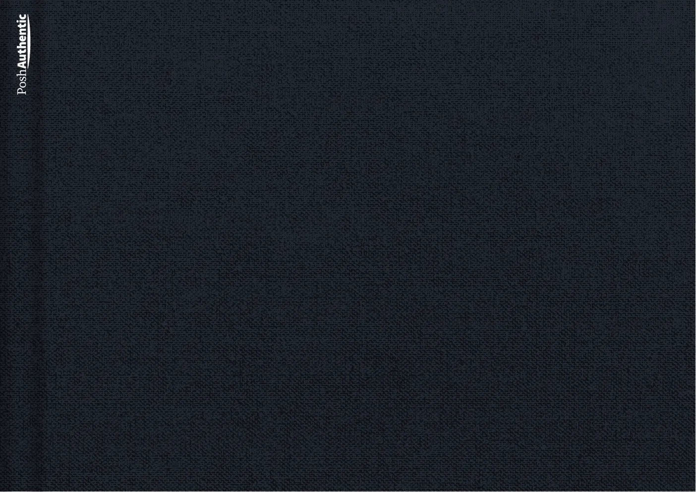 The deluxe cloth planner cover in midnight.