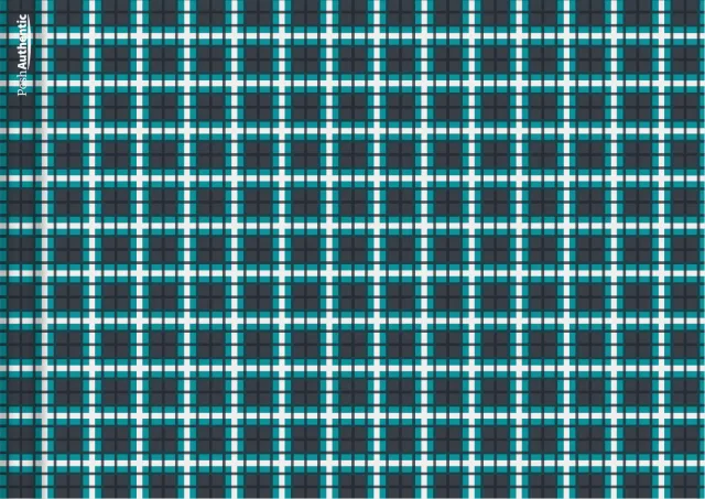 The deluxe plaid planner cover in grey.
