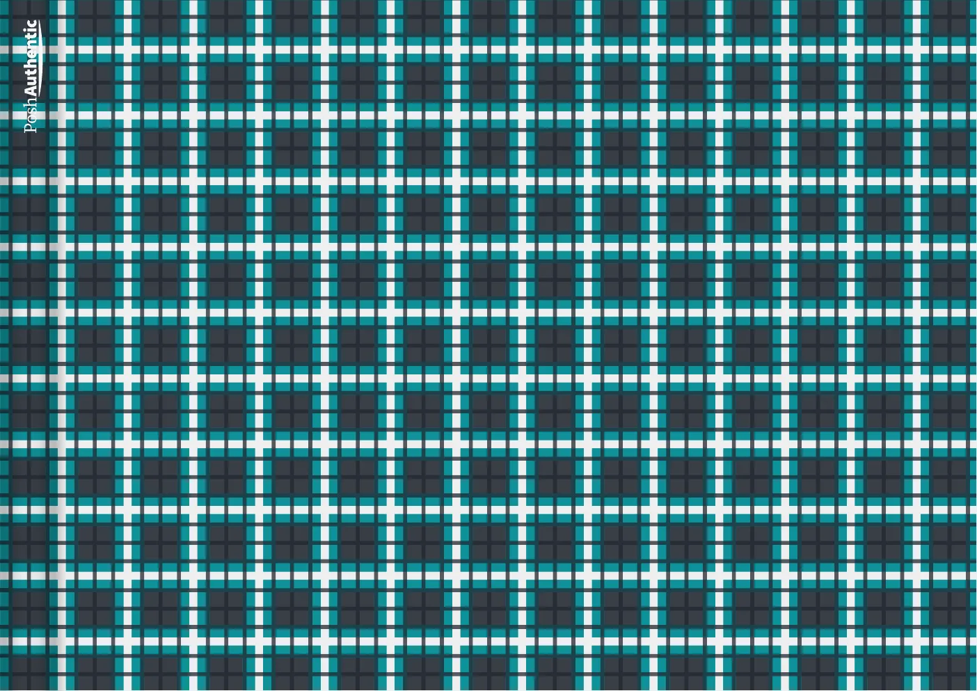 The deluxe plaid planner cover in grey.