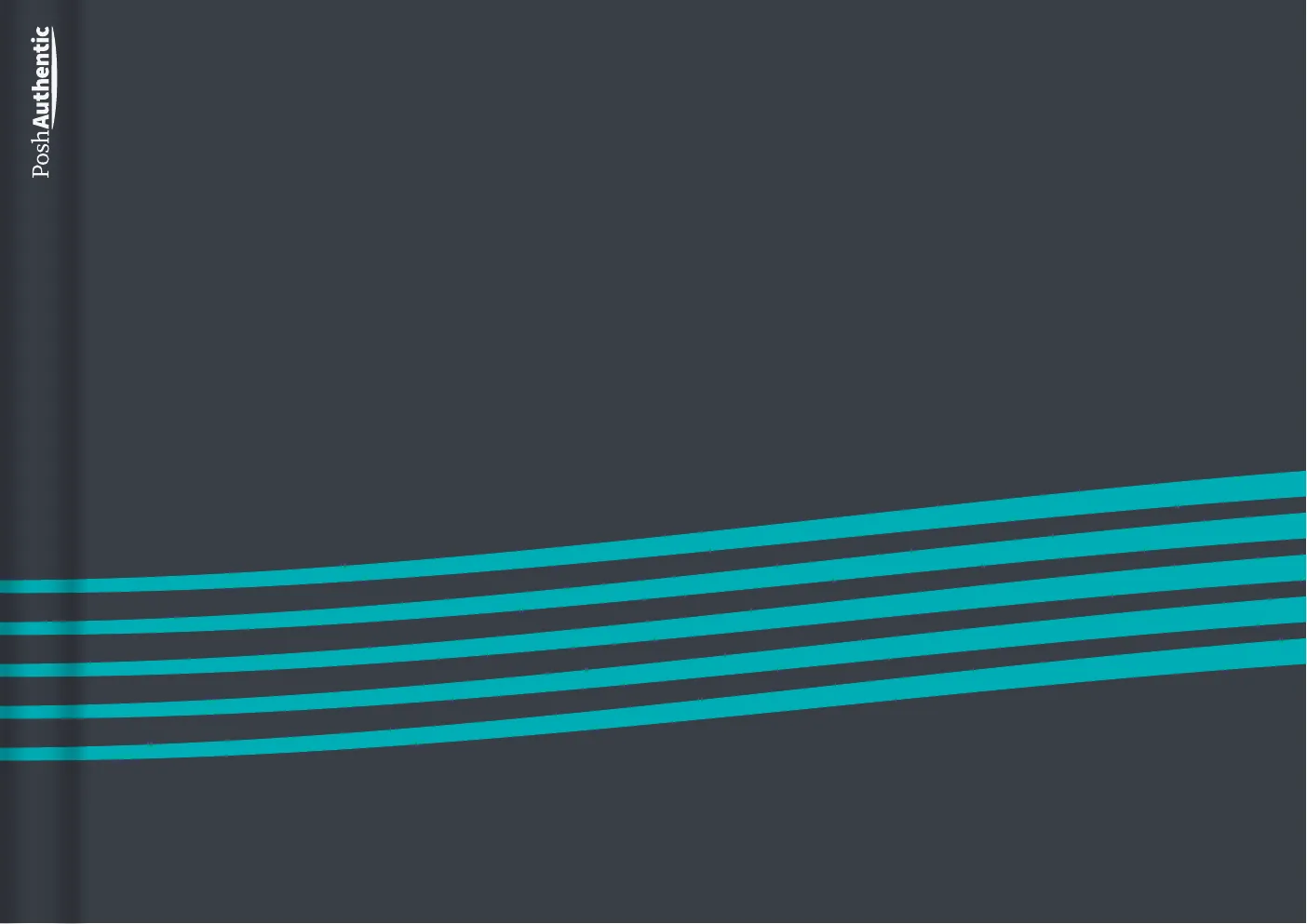 The Lines planner cover in grey.