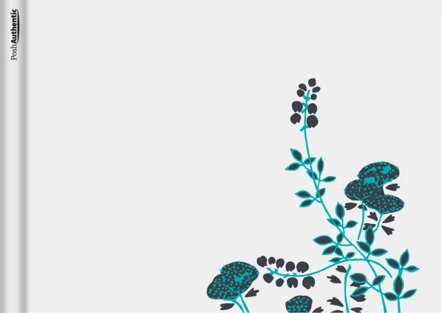 The Plants planner cover in light-grey.