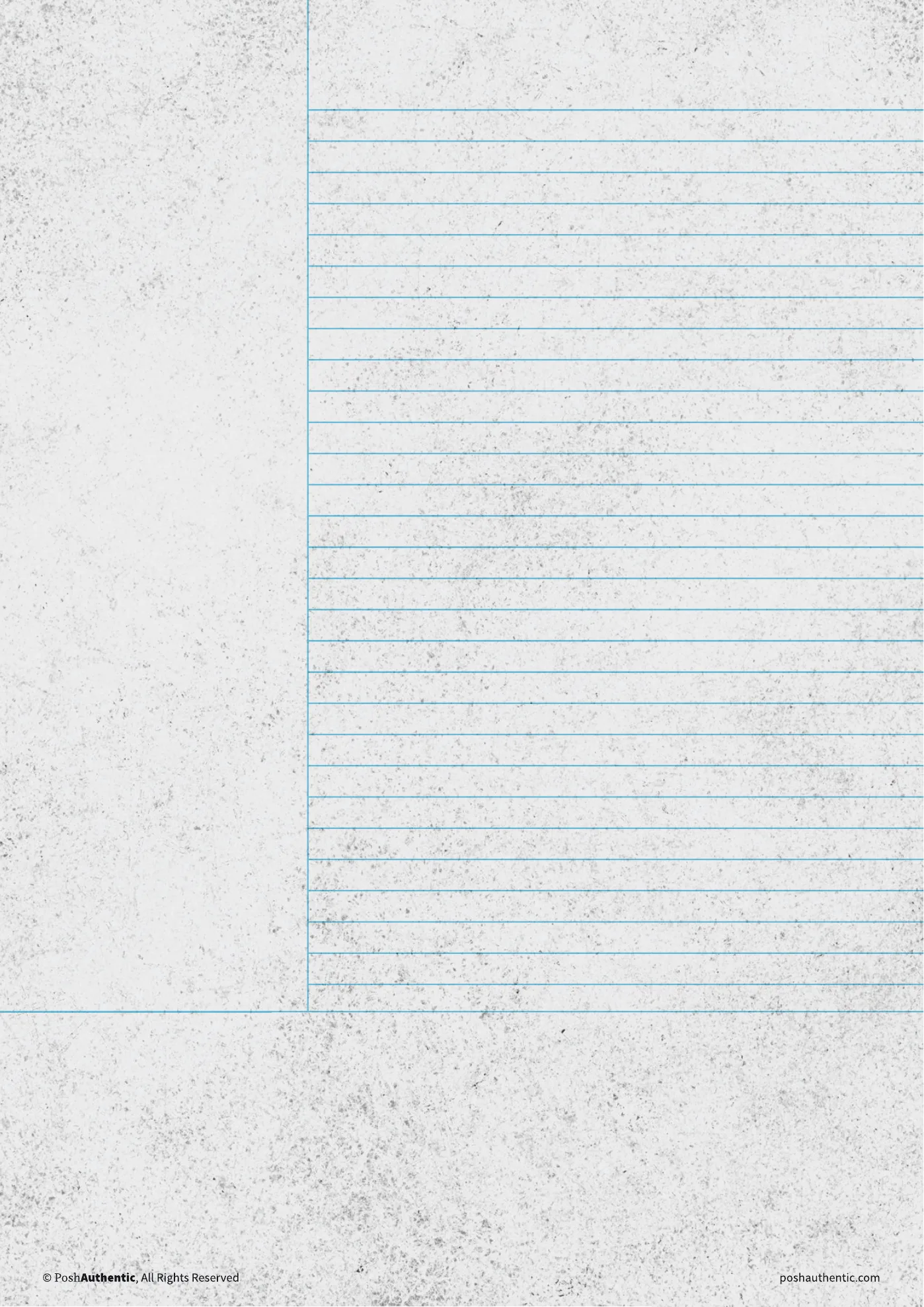 A Cornell note template on the dusted paper texture.