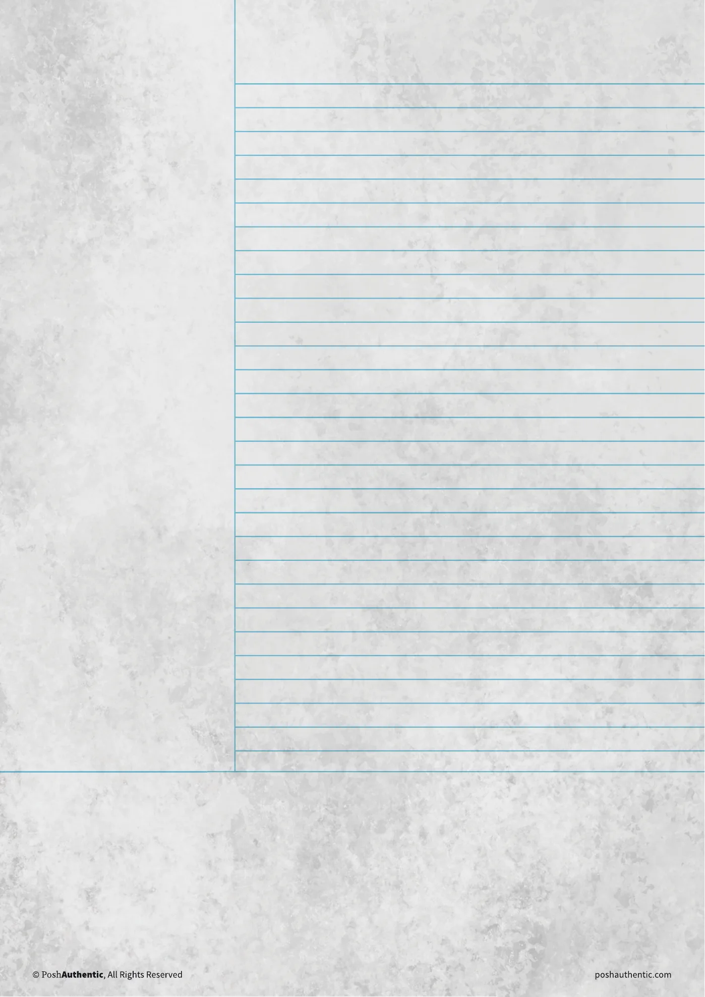 A Cornell note template on the rough paper texture.