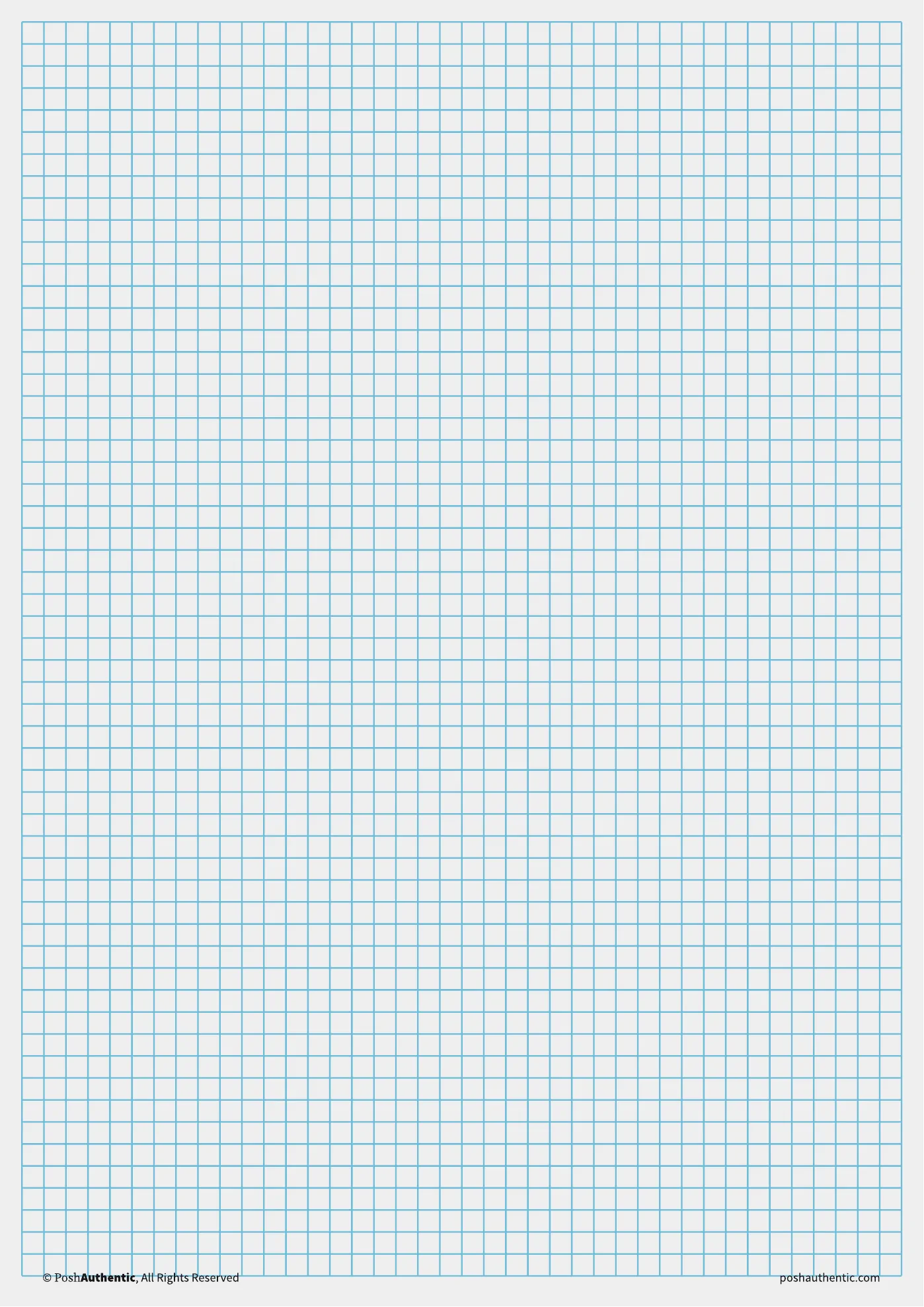 A graph note template — the layout shown on a plain white sheet.