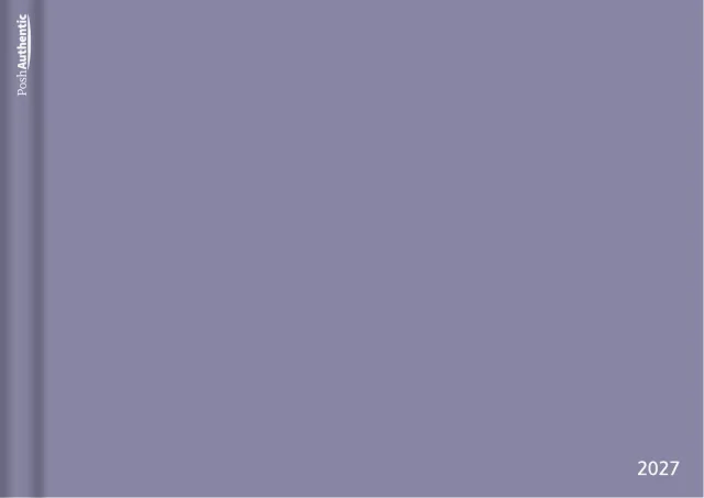 The Minimal planner cover in violet.