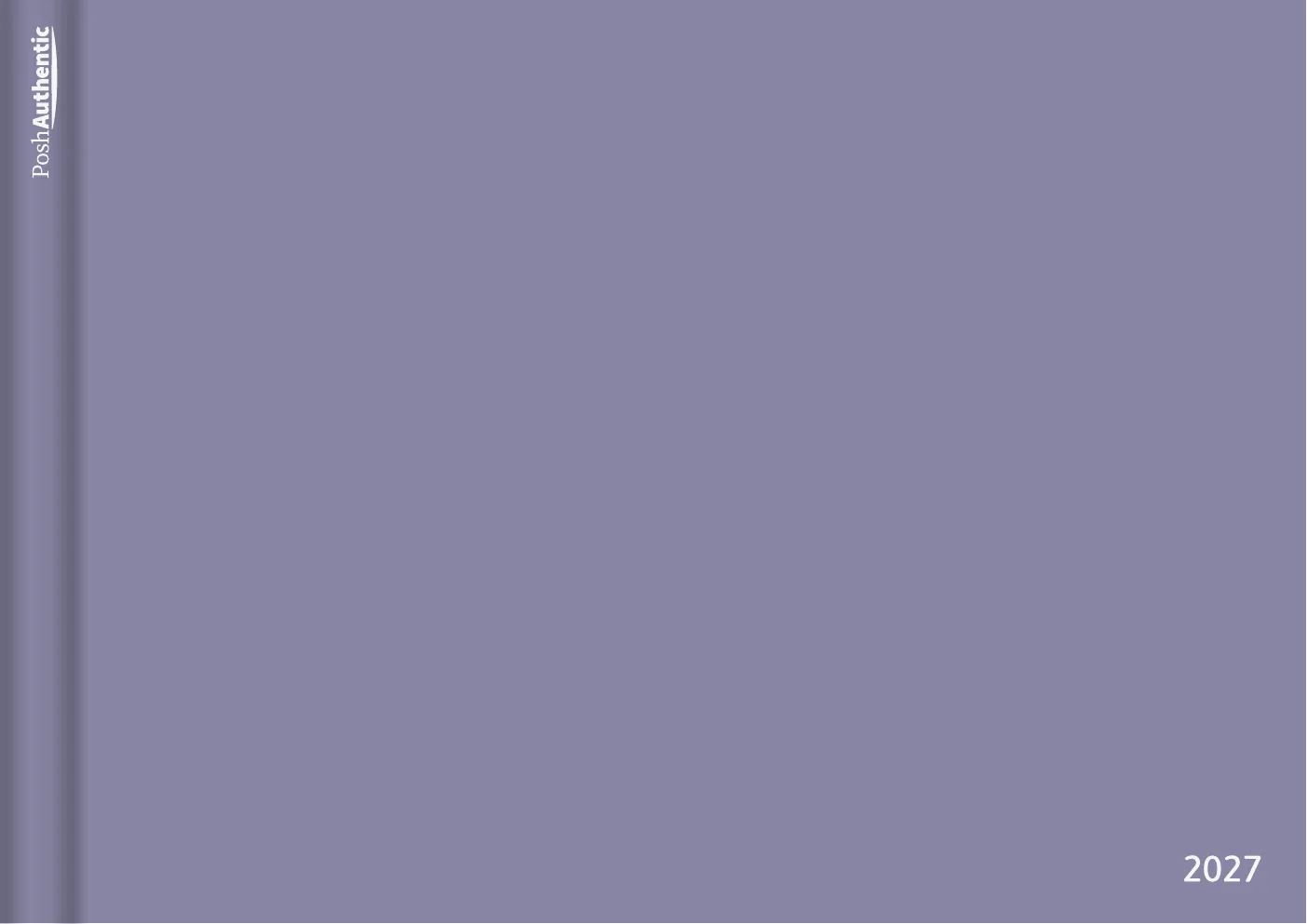 The Minimal planner cover in violet.