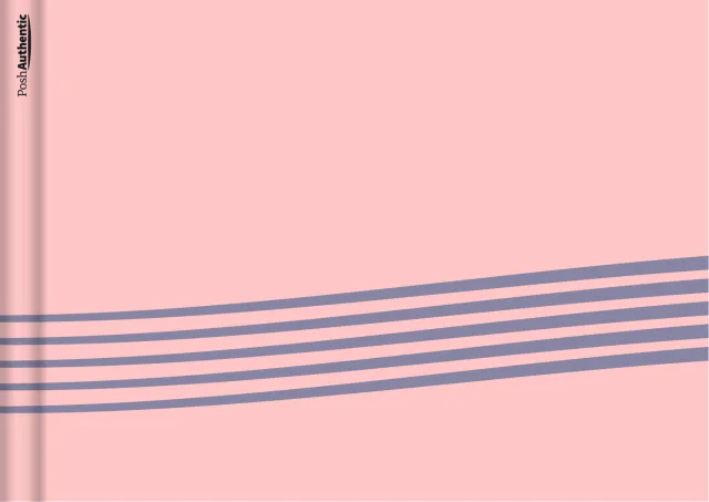The Lines planner cover in rose.
