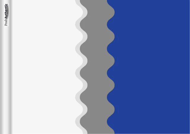 The deluxe swerve planner cover in blue.