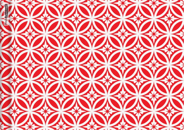 The Shippo planner cover in red.