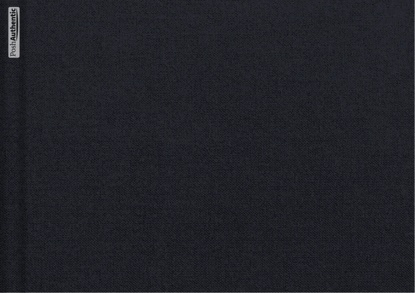 The deluxe cloth planner cover in black.