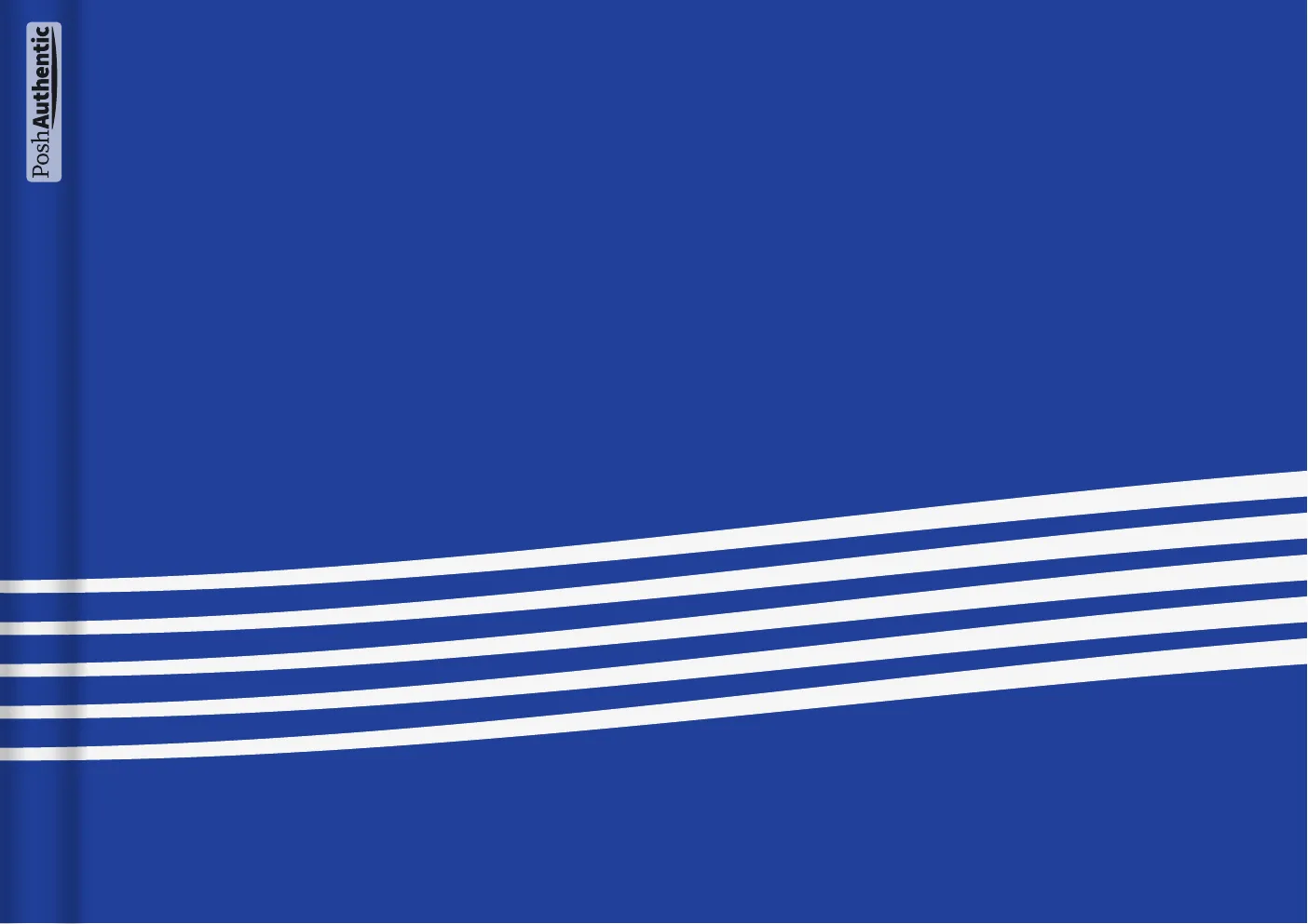 The Lines planner cover in blue.