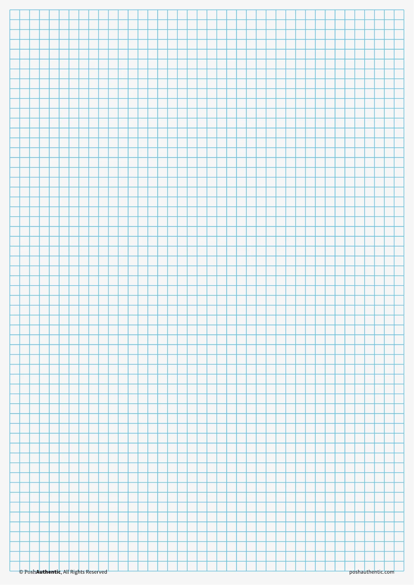 A graph note template — the layout shown on a plain white sheet.