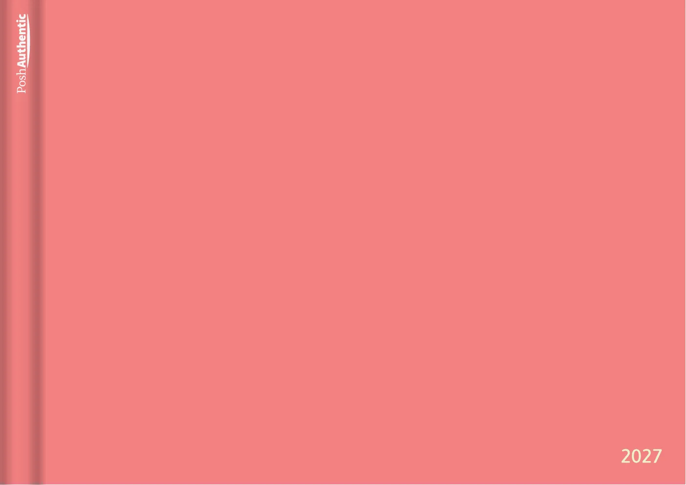 The Minimal planner cover in melon.