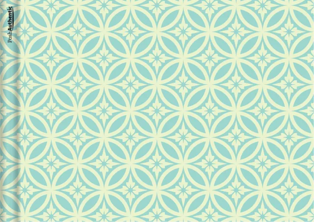 The Shippo planner cover in aqua.