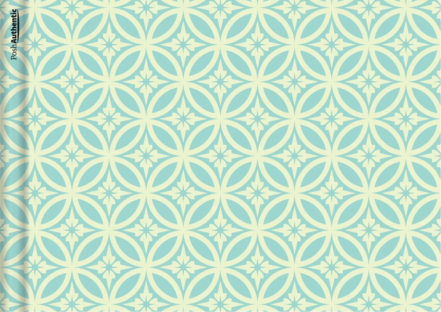 The Shippo planner cover in aqua.
