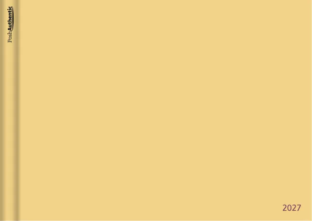 The Minimal planner cover in yellow.