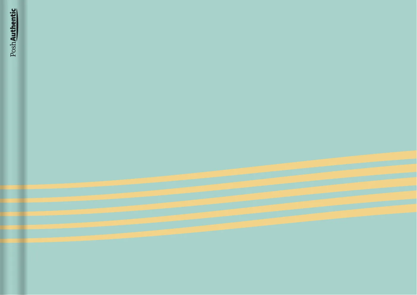 The Lines planner cover in jade.